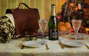Create meme: new year's feast, Christmas table, serving Christmas buffet