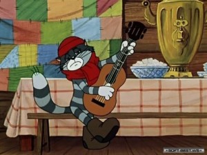 Create meme: cartoons in, guitar, of buttermilk