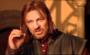 Create meme: Boromir