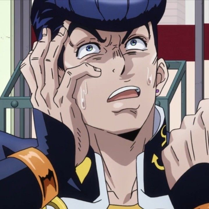 Создать мем: хигашиката джоске, josuke, джоджо джоске