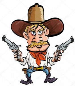 Create meme: cartoon, cowboy, cowboy