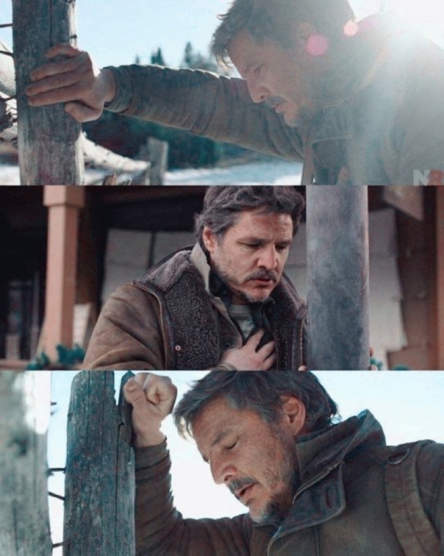 Create meme: Meme with Pedro Pascal last of as, The series one of us, the last of us TV series