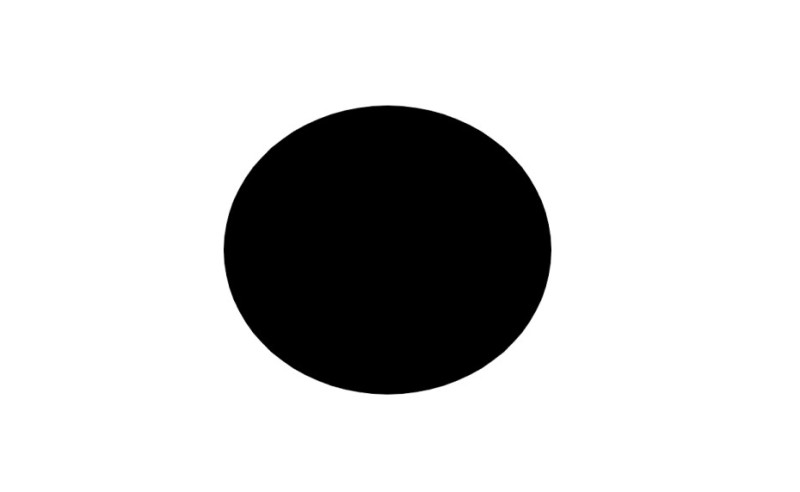 Create meme: black circle, a black circle on a white background, black circles