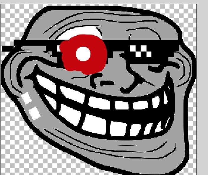 Create meme: the troll's face, trol face, the trollface 