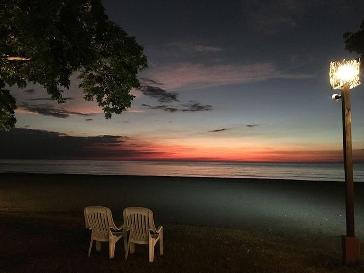 Create meme: darkness, the sea in the evening, Malacca beach