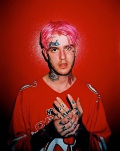 Создать мем: come over when you re sober pt 2 lil peep, come over when you re sober pt 1 lil peep, lil peep c розовыми волосами