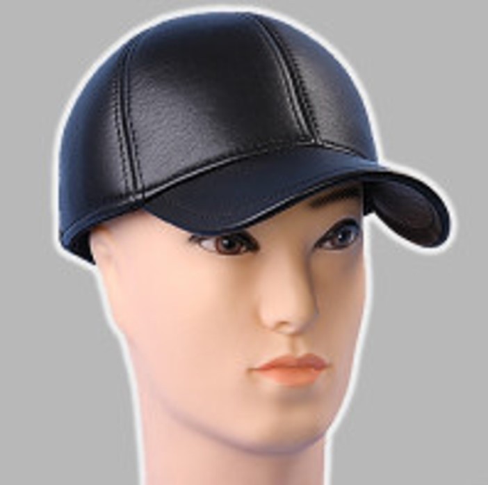 Create meme: men's leather cap, starkoff leather cap, men's leather meucci caps