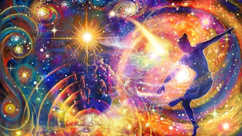 Create meme: cosmic energy prana, knowledge of the universe, life energy 