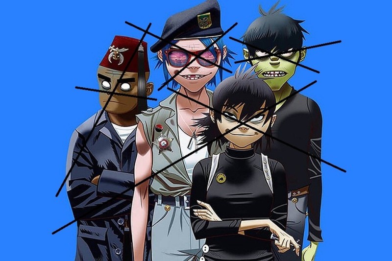 Создать мем: гориллаз группа участники, gorillaz 2, группа gorillaz