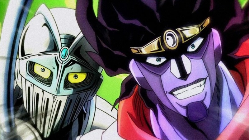 Создать мем: сильвер чариот джоджо, стар платинум и сильвер чариот, star platinum