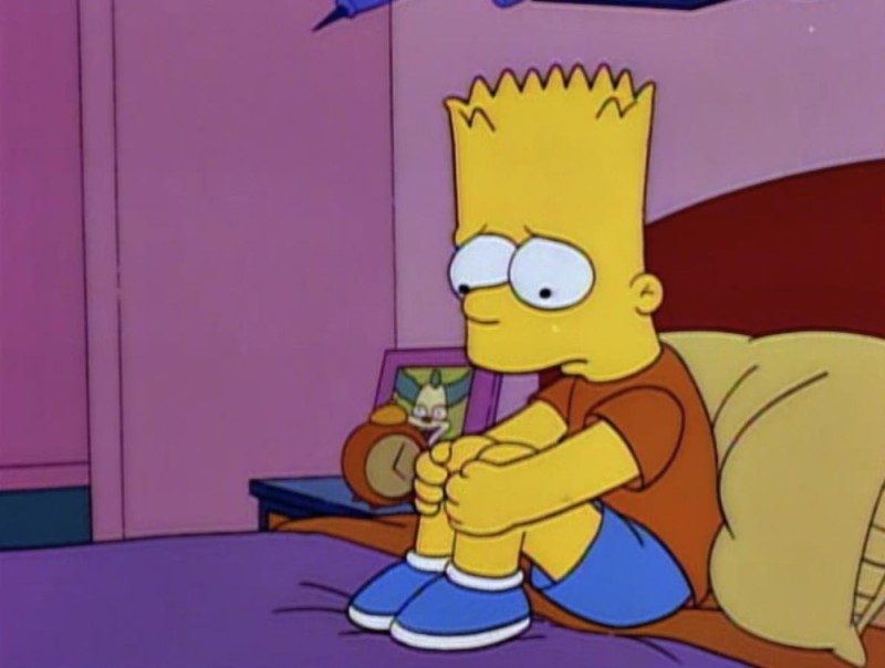 Create meme: Bart Simpson sad, Bart Simpson , the simpsons sad