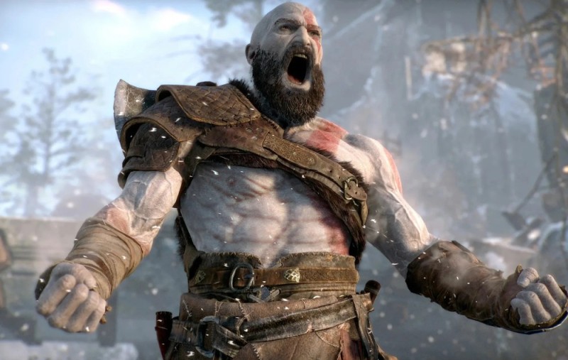 Create meme: kratos god of war 2018, Kratos year of War 4, kratos god of war