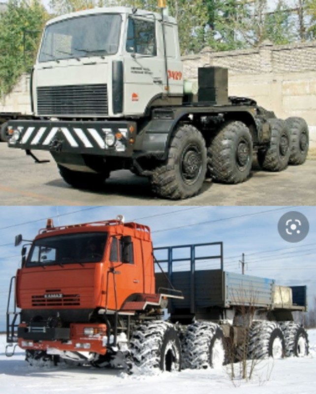 Create meme: tractor mzkt-7429, tractor mzkt-74131, maz truck tractor