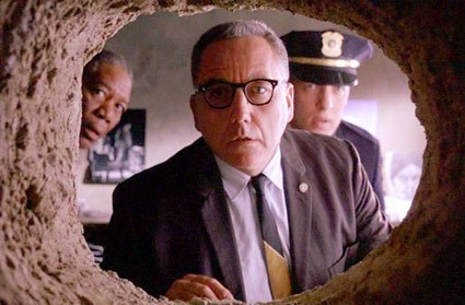 Create meme: Shawshank's Escape 1994, the Shawshank redemption a hole in the wall, the Shawshank redemption hole