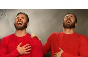 Create meme: men, Chris Evans laughter, Chris Evans