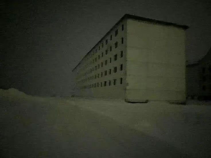 Create meme: the village of foggy, darkness, vorkuta city