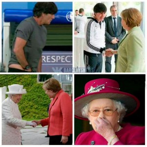 Create meme: Joachim löw Queen Elizabeth, Angela Merkel, respec
