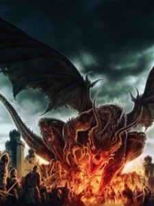 Создать мем: демоны ада, драконы, дракон нападает