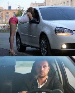 Create meme: girl, car, Car