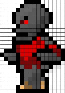 Create meme: pixel art