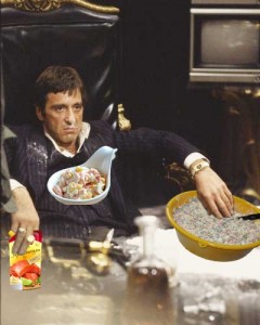 Create meme: al pacino, memes, Russian Tony Montana