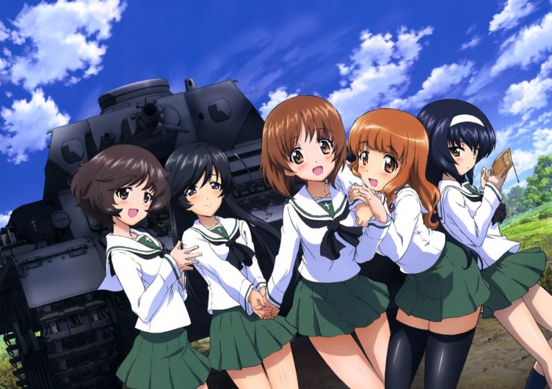Create meme: girls and tanks anime, girls and tanks really, anime tankistki
