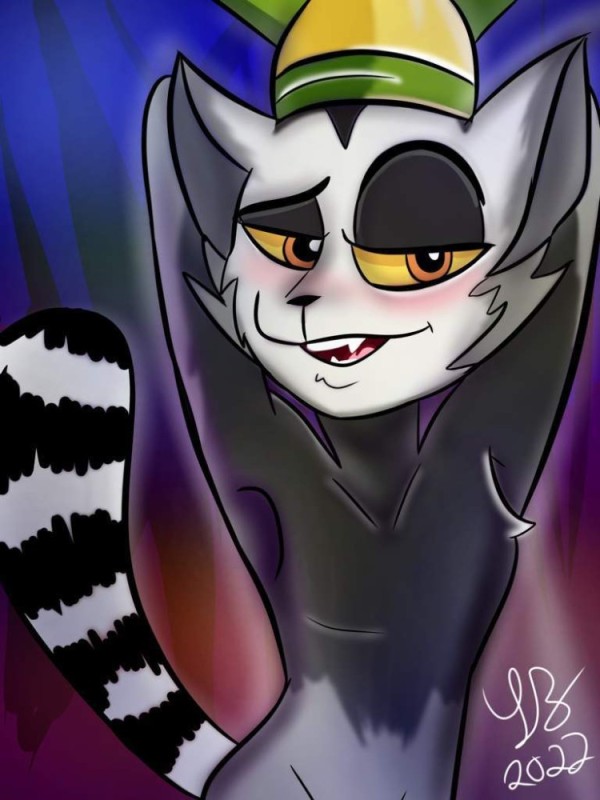 Create meme: king julien , king julian art, King Julian