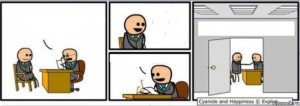 Create meme: meme interview template, you've taken cyanide, comics interview you accepted