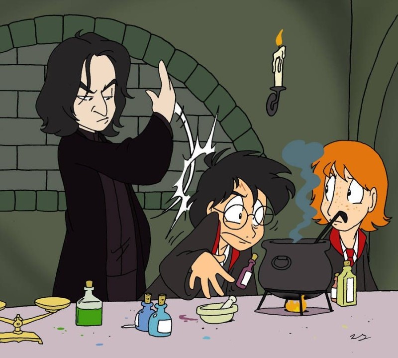 Create meme: Severus Snape and Harry Potter, Severus Snape and Harry, snape and harry Potter