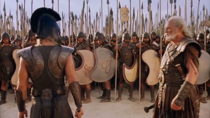 Create meme: Achilles Troy, Achilles vs Boagrius Troy, Troy 2004 Achilles