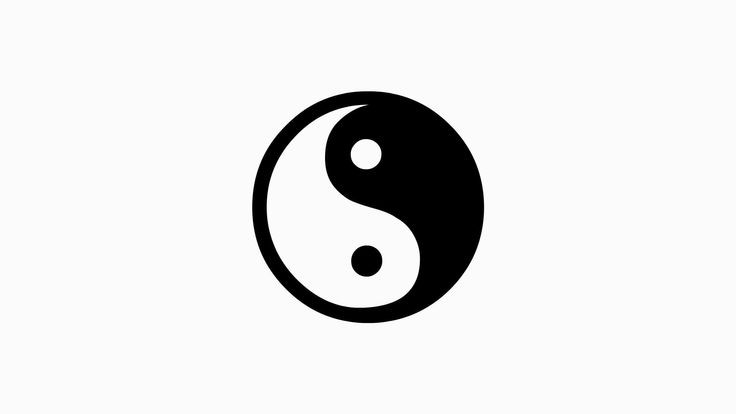 Create meme: the Yin Yan symbol, Tao yin yang, Yin Yang sign symbol