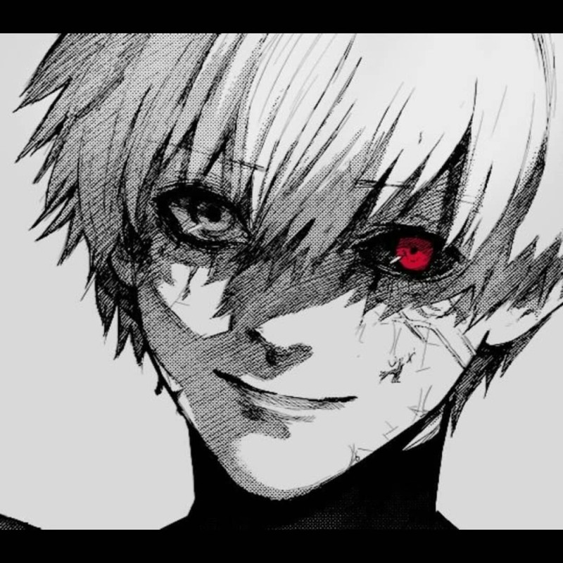 Create meme: Kaneki Ken black and white, ken kaneki, the Kaneko Ken manga