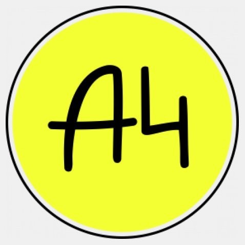 Create meme: a4 channel logo, vlad a4 badge, a4 vlad stickers