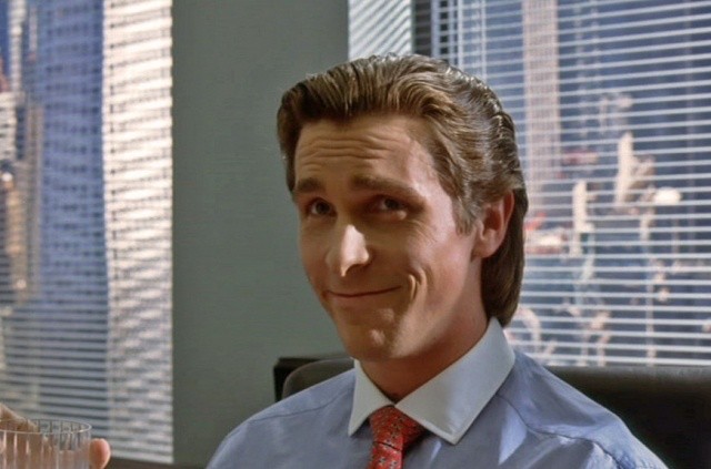 Create meme: Patrick bateman, Patrick Bateman, American psychopath Patrick Bateman