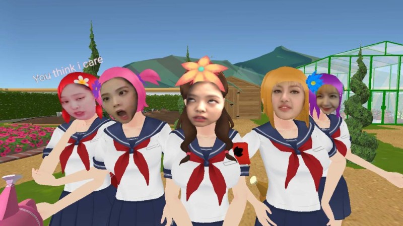 Create meme: yandere school simulator, uekiya engeika, yandere simulator 3d characters
