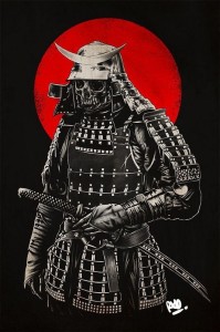 Create meme: samurai, samurai art, dead samurai