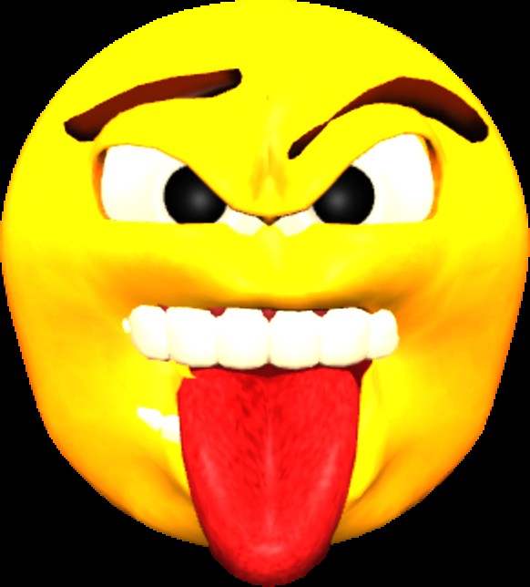 Create meme: unhappy smiley face, smiley tin, angry emoticons 3d