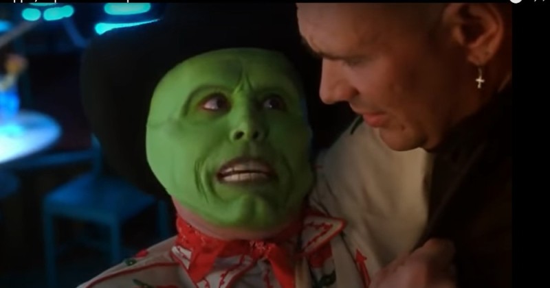 Create meme: mask , the movie mask oscar, jim carrey mask fragments