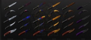 Create meme: knives in cs go, cs go, in cs go