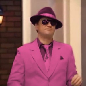 Create meme: mobsters in pink, a thug, male