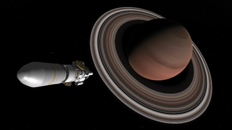 Create meme: sarnus ksp, Saturn planet of the solar system, a planet with rings