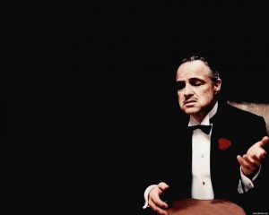 Create meme: don Corleone, Vito Corleone, doing it without respect