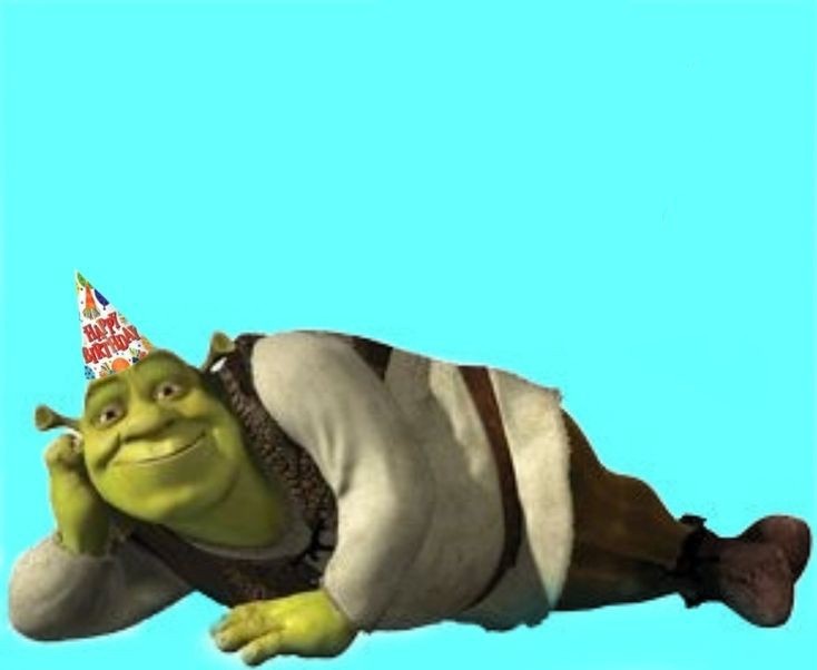 Create meme: Shrek Fiona donkey, Shrek the third, shrek on a white background