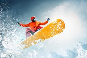 Create meme: snowboarding, snowboard