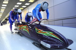 Create meme: bobsledder