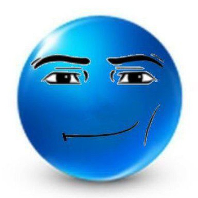 Create meme: smiley blue, smiley blue neutral, blue emojis
