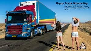 Create meme: trucker, happy Trucker's Day postcards, congratulations on the trucker's Day