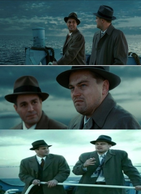 Create meme: shutter island meme, Leonardo DiCaprio shutter island, Leonardo DiCaprio meme of shutter island