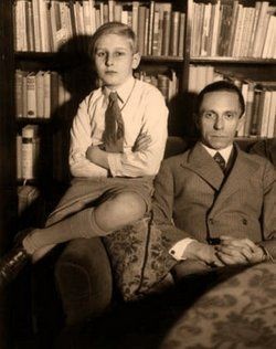 Create meme: Joseph Goebbels , Magda Goebbels Harald Quandt, Joseph Goebbels as a young man