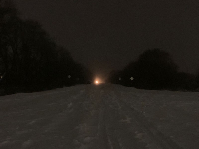 Create meme: road at night, night track, night road